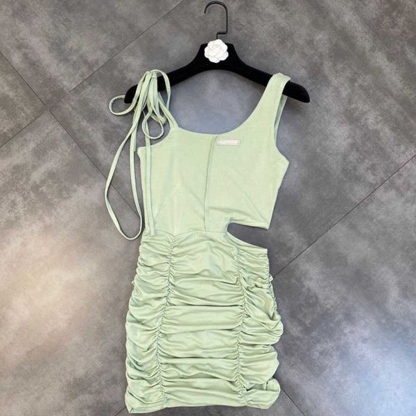 fabpop design sleeveless one shoulder bow drawstring high waist hollow out green slim short mini bodycon dress gc005 210709, Black;gray
fabpop design sleeveless one shoulder bow drawstring high waist hollow out green slim short mini bodycon dress gc005 210709, Black;gray