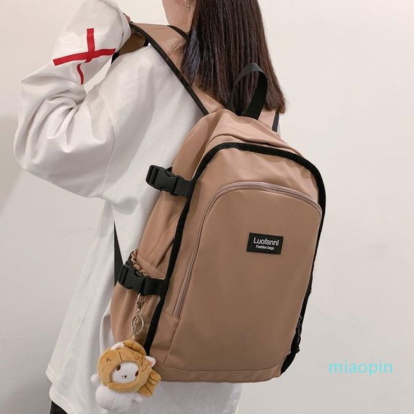 waterproof nylon women backpack men large capacity lapfashion insert buckle schoolbag travel bag
waterproof nylon women backpack men large capacity lapfashion insert buckle schoolbag travel bag