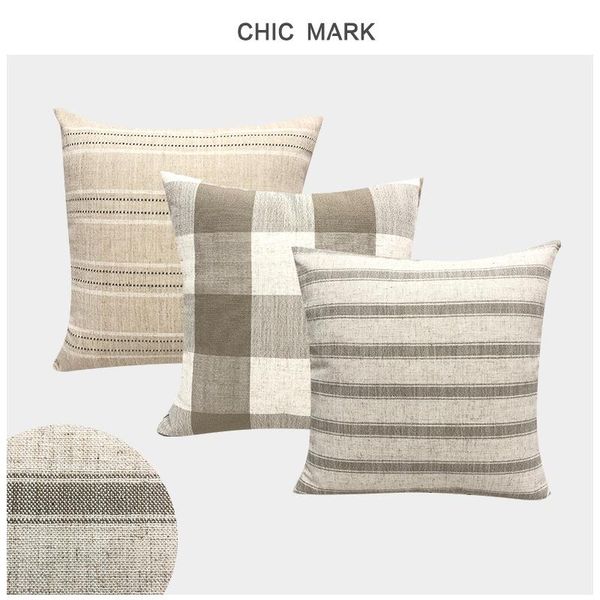 cushion/decorative pillow home modern linen striped cushion cover living room sofa plain decorative bedside case decor cojines
cushion/decorative pillow home modern linen striped cushion cover living room sofa plain decorative bedside case decor cojines