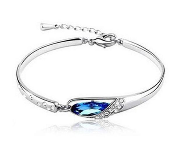 wholesale 18k white gold plated austrian crystal horse eye bracelet for women made with cz elements nice gift bridal wedding fashion jewelry, Silver
wholesale 18k white gold plated austrian crystal horse eye bracelet for women made with cz elements nice gift bridal wedding fashion jewelry, Silver