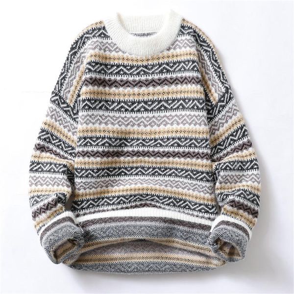 men clothing 2021 fashion turtleneck sweater trend winter thicker loose knitted bottoming shirt knitted sweater men, White;black
men clothing 2021 fashion turtleneck sweater trend winter thicker loose knitted bottoming shirt knitted sweater men, White;black