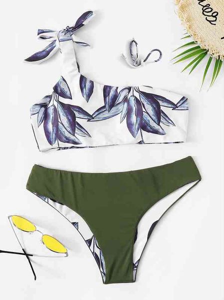 leaf print one shoulder bandeau push up bikini set micro bikinis women bowknot swimwear bandage swimsuit low waist bathing suits, White;black
leaf print one shoulder bandeau push up bikini set micro bikinis women bowknot swimwear bandage swimsuit low waist bathing suits, White;black