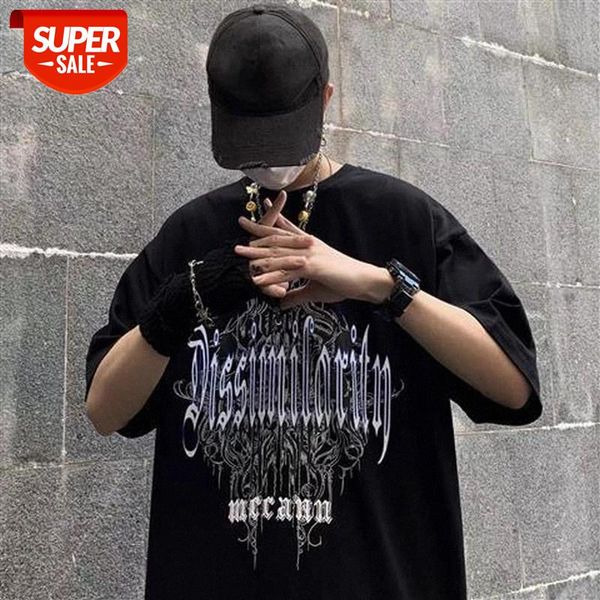 Summer men tshirts short sleeved solid black Goth Harajuku style loose Streetwear T-shirt for men's lovers promtion hot selling #Ic9x, White;black
Summer men tshirts short sleeved solid black Goth Harajuku style loose Streetwear T-shirt for men's lovers promtion hot selling #Ic9x, White;black
