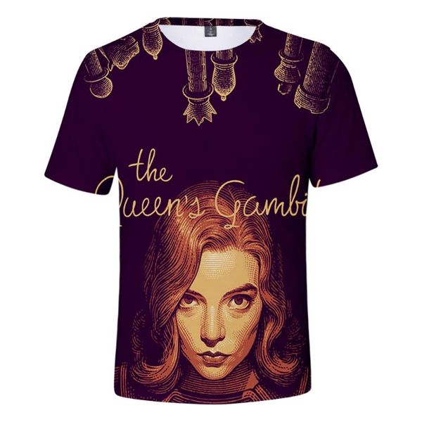 men's t-shirts the queen's gambit 3d spring summer preppy style men/women street clothes t-shirt lovely retro innovation anya tayl, White;black
men's t-shirts the queen's gambit 3d spring summer preppy style men/women street clothes t-shirt lovely retro innovation anya tayl, White;black
