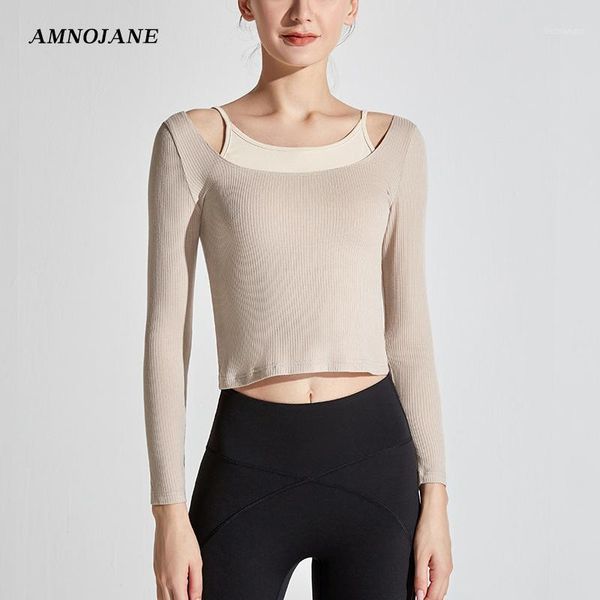 yoga outfit women gym crop shirts long sleeve women's sports wear for fitness fake two pieces cotton t shirt sportswear sexy
yoga outfit women gym crop shirts long sleeve women's sports wear for fitness fake two pieces cotton t shirt sportswear sexy