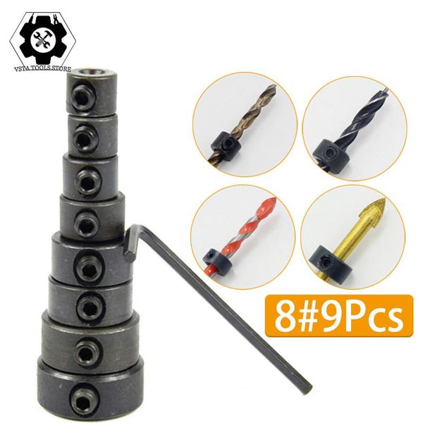 professional hand tool sets vsta 3-16mm woodworking drill locator bit depth scollars ring positioner wood with wrench
professional hand tool sets vsta 3-16mm woodworking drill locator bit depth scollars ring positioner wood with wrench