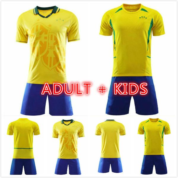man kids kit 1994 2002 brasil soccer jerseys retro shirts carlos romario ronaldo ronaldinho camisa de futebol brazils rivaldo adriano, Black;yellow
man kids kit 1994 2002 brasil soccer jerseys retro shirts carlos romario ronaldo ronaldinho camisa de futebol brazils rivaldo adriano, Black;yellow