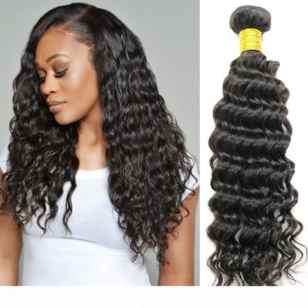 100% unprocessed hair bundles peruvian deep wave brazilian virgin hair malaysian indian cambodian mongolian human hair weaves natural color, Black
100% unprocessed hair bundles peruvian deep wave brazilian virgin hair malaysian indian cambodian mongolian human hair weaves natural color, Black