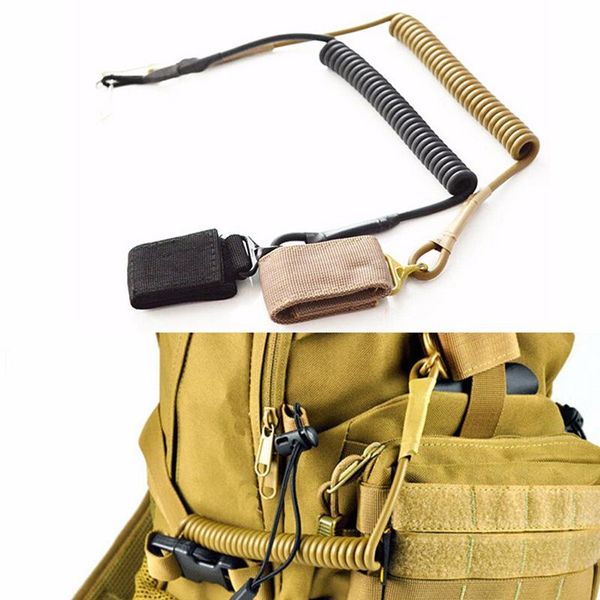 multifunction coil hunting tools elastic paracord retractable backpack lanyard strap outdoor tool spring rope
multifunction coil hunting tools elastic paracord retractable backpack lanyard strap outdoor tool spring rope