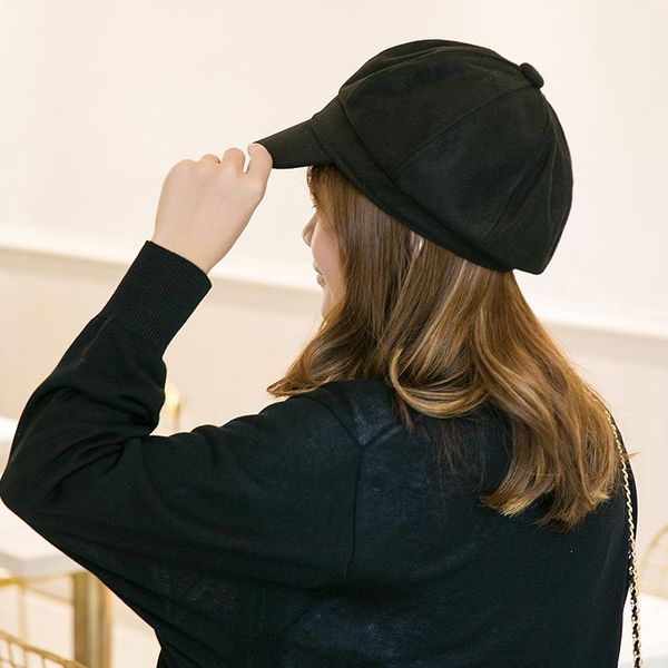 stingy brim hats autumn winter for women octagonal caps ladies casual woolen hat beret cap hr122306, Blue;gray
stingy brim hats autumn winter for women octagonal caps ladies casual woolen hat beret cap hr122306, Blue;gray