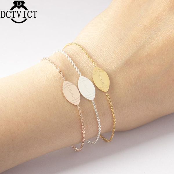 charm bracelets dctvict 10pcs/lot american football inspired for women bff jewelry stainless steel chain rugby ball sporty bracelet, Golden;silver
charm bracelets dctvict 10pcs/lot american football inspired for women bff jewelry stainless steel chain rugby ball sporty bracelet, Golden;silver
