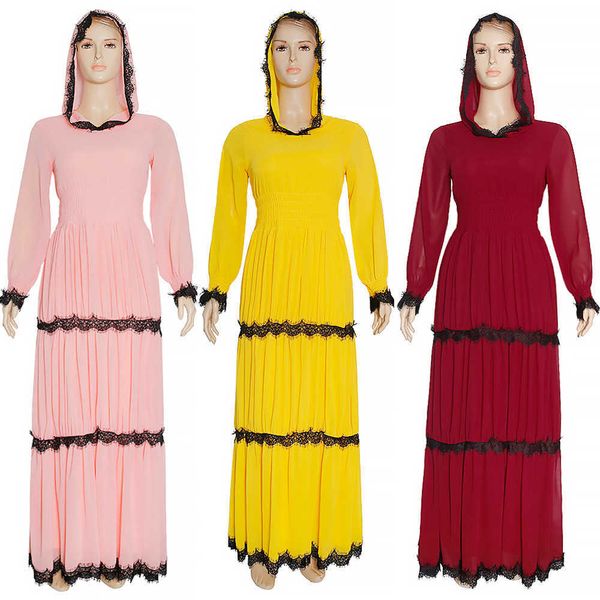2021elegant dinner dresses for women muslim fashion hooded abaya dubai turkey chiffon dress caftan marocain european clothing, Red
2021elegant dinner dresses for women muslim fashion hooded abaya dubai turkey chiffon dress caftan marocain european clothing, Red