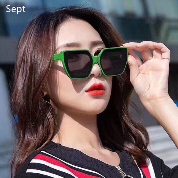 sunglasses fashion cat eye retro brand designer women oversized square sun glasses men's large frame uv400, White;black
sunglasses fashion cat eye retro brand designer women oversized square sun glasses men's large frame uv400, White;black