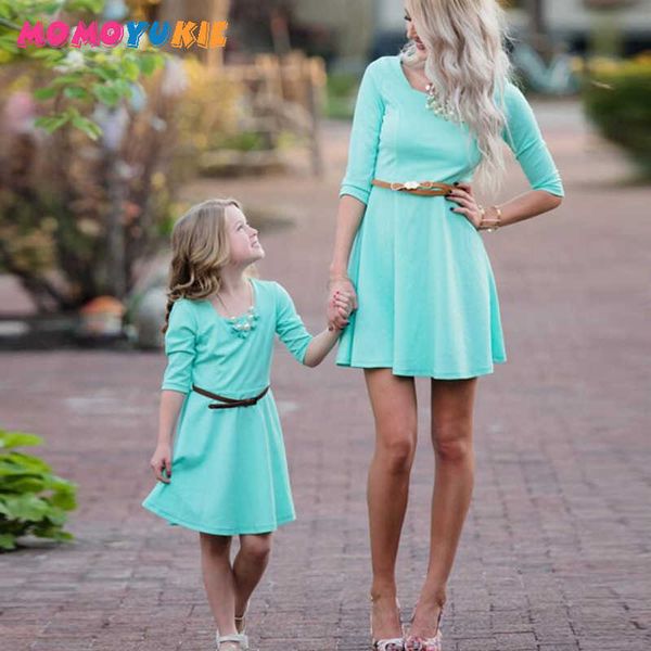 mother daughter dress solid family matching outfits fashion mommy and me long dresses family fitted party wedding clothing 210713, Blue
mother daughter dress solid family matching outfits fashion mommy and me long dresses family fitted party wedding clothing 210713, Blue