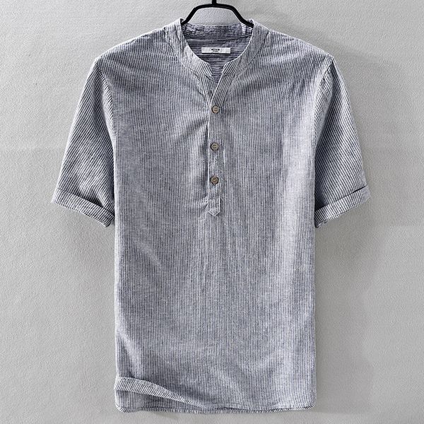 2021 new arrival short sleeve linen brand fashion casual men shirts flax blue-white cotton shirt mens loose camiseta 2v7q
2021 new arrival short sleeve linen brand fashion casual men shirts flax blue-white cotton shirt mens loose camiseta 2v7q