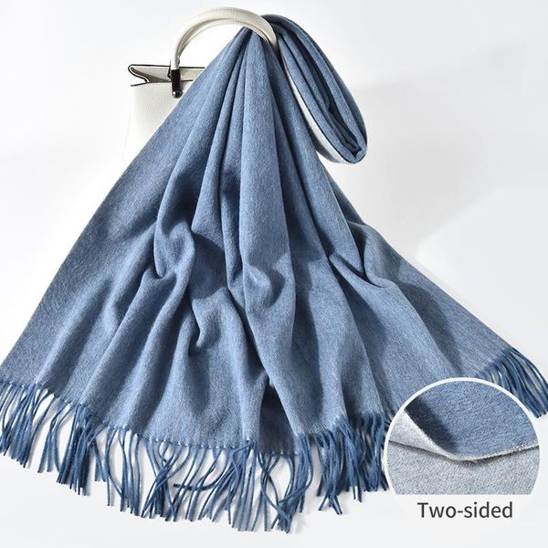 scarves women 100% pure wool scarf two-sided available 2021 brand warm shawls and wraps for ladies soft solid warps winter, Blue;gray
scarves women 100% pure wool scarf two-sided available 2021 brand warm shawls and wraps for ladies soft solid warps winter, Blue;gray