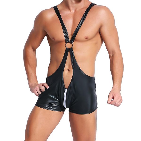 mens jumpsuits pu leather strap cross novelty bodysuits shorts zipper crotch catsuits singlet playsuits party undershirts, White;black
mens jumpsuits pu leather strap cross novelty bodysuits shorts zipper crotch catsuits singlet playsuits party undershirts, White;black