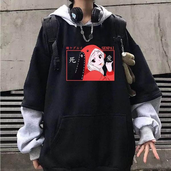 men's hoodies & sweatshirts japanese anime kakegurui runa yomozuki kawaii long sleeve streetwear sudaderas con capucha, Black
men's hoodies & sweatshirts japanese anime kakegurui runa yomozuki kawaii long sleeve streetwear sudaderas con capucha, Black