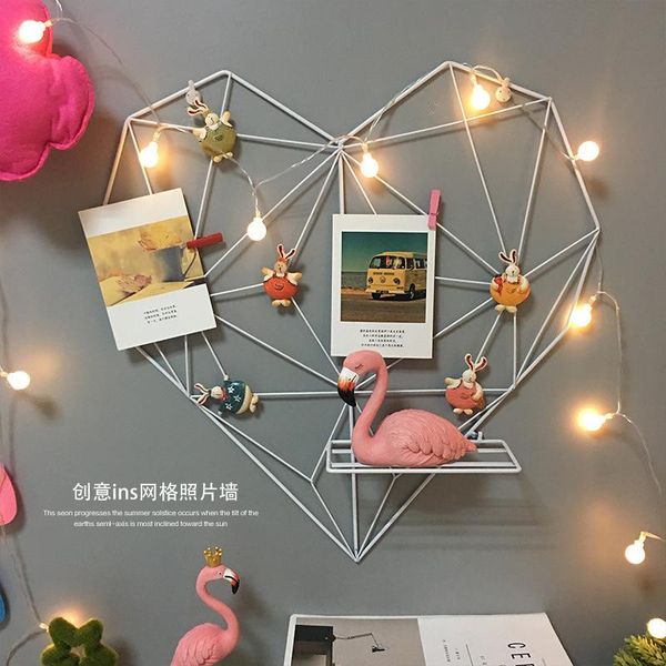 metal painting creative multi-function wrought iron heart-shaped shelf nordic ins grid wall home decorations props
metal painting creative multi-function wrought iron heart-shaped shelf nordic ins grid wall home decorations props