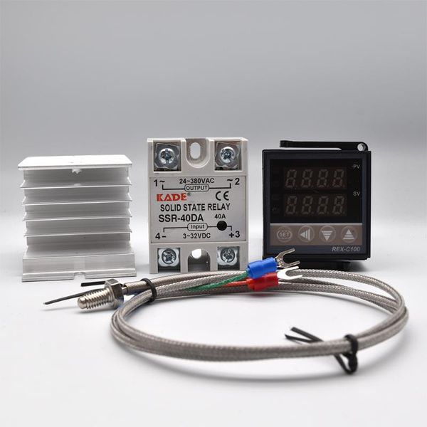 smart home control digital pid temperature controller rex-c100 rex c100 thermostat + 40da ssr relay+ k thermocouple 1m probe rkc
smart home control digital pid temperature controller rex-c100 rex c100 thermostat + 40da ssr relay+ k thermocouple 1m probe rkc