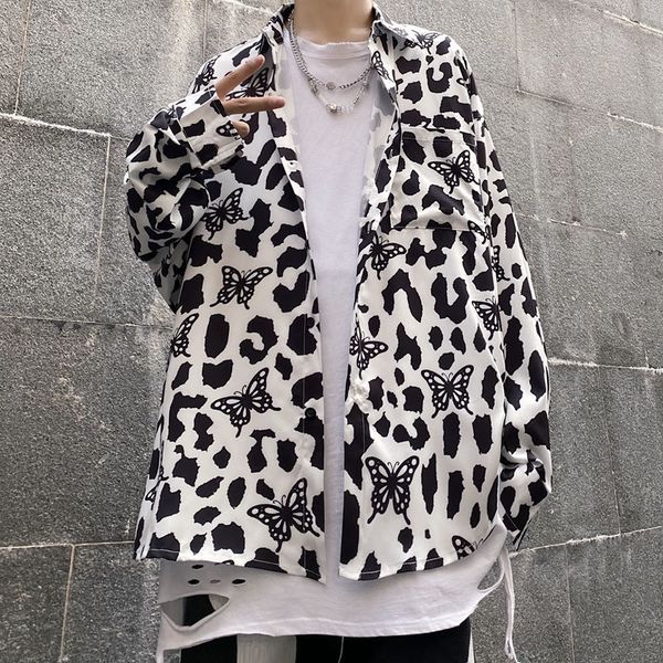 2021 new men's trendy leopard printed camisa masculina long sleeve hawaiian shirt french cuff mens clothes fashion shirts size -xl vmh, White
2021 new men's trendy leopard printed camisa masculina long sleeve hawaiian shirt french cuff mens clothes fashion shirts size -xl vmh, White