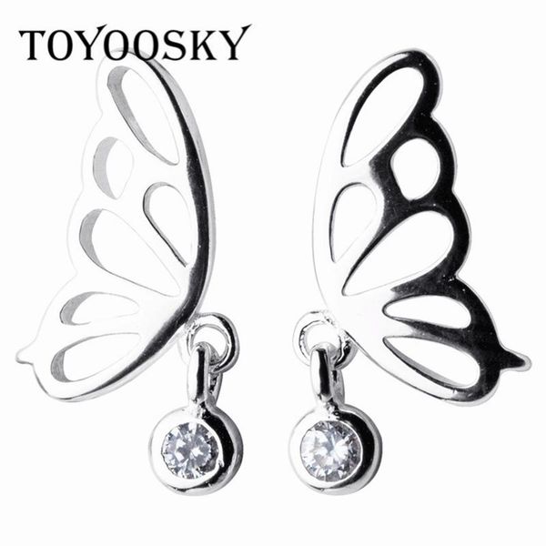 stud toyoosky 925 sterling silver hollow petite butterfly earrings clear cz animal earring for women fashion jewelry, Golden;silver
stud toyoosky 925 sterling silver hollow petite butterfly earrings clear cz animal earring for women fashion jewelry, Golden;silver