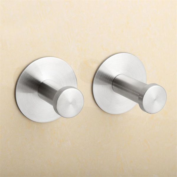robe hooks 2pc/lot stainless steel family hanging hats bag key adhesive wall hanger for bathroom kitchen
robe hooks 2pc/lot stainless steel family hanging hats bag key adhesive wall hanger for bathroom kitchen