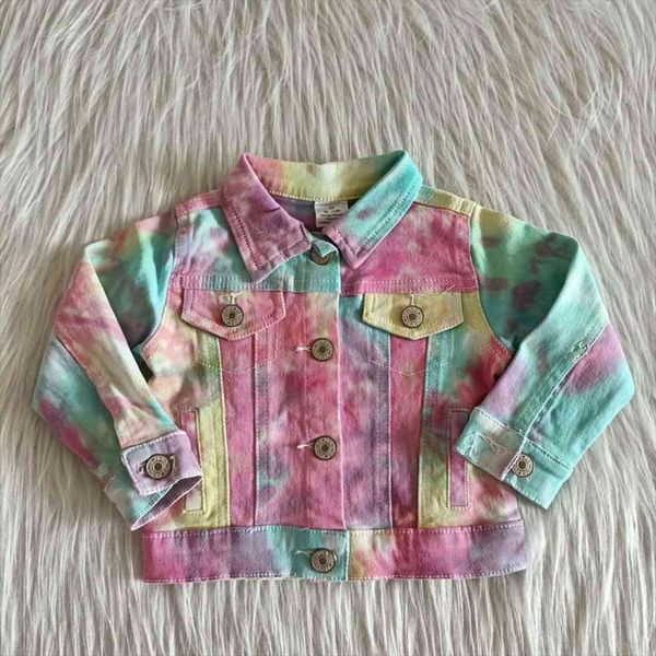 wholesale baby girls jeans coat fashionable fall winter buttons infant contrast tie dye denim jacket children boutique clothes, Blue;gray
wholesale baby girls jeans coat fashionable fall winter buttons infant contrast tie dye denim jacket children boutique clothes, Blue;gray