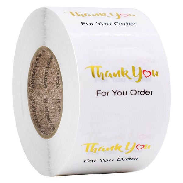 500pcs roll 1inch thank you for your order adhesive stickers box wedding baking package bag envelope decor label
500pcs roll 1inch thank you for your order adhesive stickers box wedding baking package bag envelope decor label