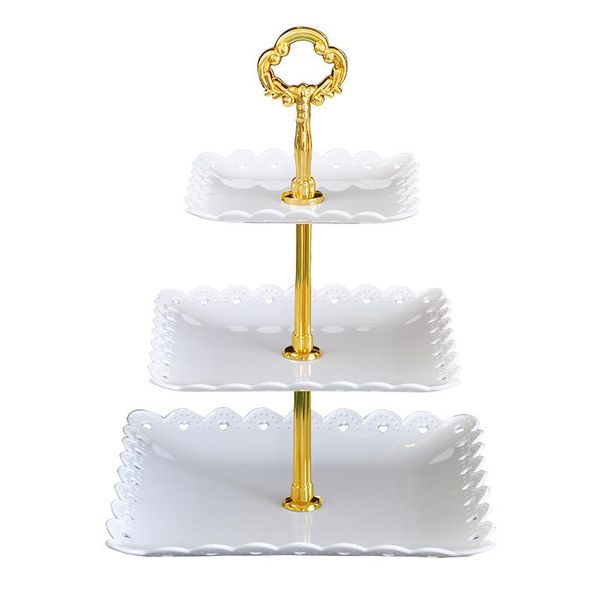 other bakeware european fruit tray three-layer dessert rack wedding cake candy plastic dry
other bakeware european fruit tray three-layer dessert rack wedding cake candy plastic dry
