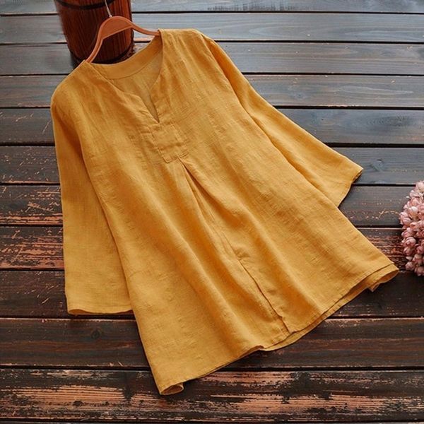 country vintage random loose solid t-shirts long mouw women linens plus size tanic women's shirt femme, White
country vintage random loose solid t-shirts long mouw women linens plus size tanic women's shirt femme, White