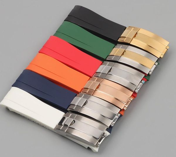 watch bands 21mm*18mm band curved end silicone rubber watchband for role strap explorer ii 2 42mm dial bracelet combination buckle, Black;brown
watch bands 21mm*18mm band curved end silicone rubber watchband for role strap explorer ii 2 42mm dial bracelet combination buckle, Black;brown
