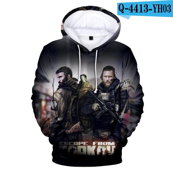 men's hoodies & sweatshirts fashion classic est escape from tarkov 3d men/women casual game hoodie personality clothes, Black
men's hoodies & sweatshirts fashion classic est escape from tarkov 3d men/women casual game hoodie personality clothes, Black
