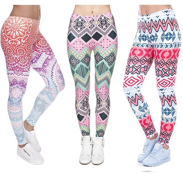 women's leggings women tights aztec printed sport high waist fitness casual pants elastic breathable gym clothing female legging, Black
women's leggings women tights aztec printed sport high waist fitness casual pants elastic breathable gym clothing female legging, Black