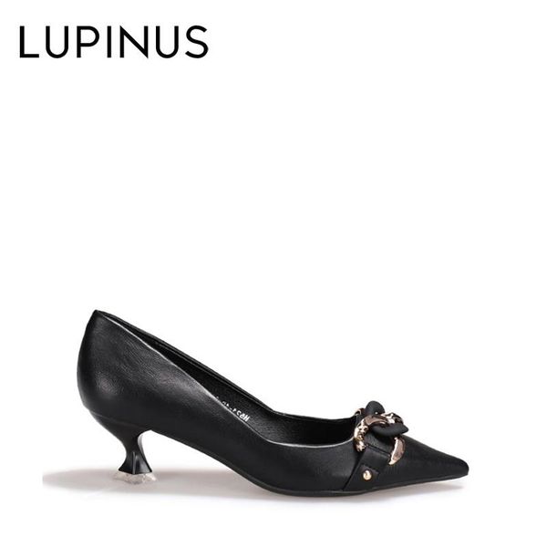 sandals lupinus fashion high heels shoes women luxury gold chain pointed toe casual summer, Black
sandals lupinus fashion high heels shoes women luxury gold chain pointed toe casual summer, Black