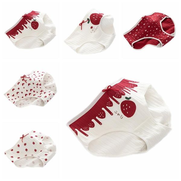 women's panties 3/5pcs cotton female underpants women underwear soft breathable lingerie briefs strawberry love hearted print panty, Black;pink
women's panties 3/5pcs cotton female underpants women underwear soft breathable lingerie briefs strawberry love hearted print panty, Black;pink