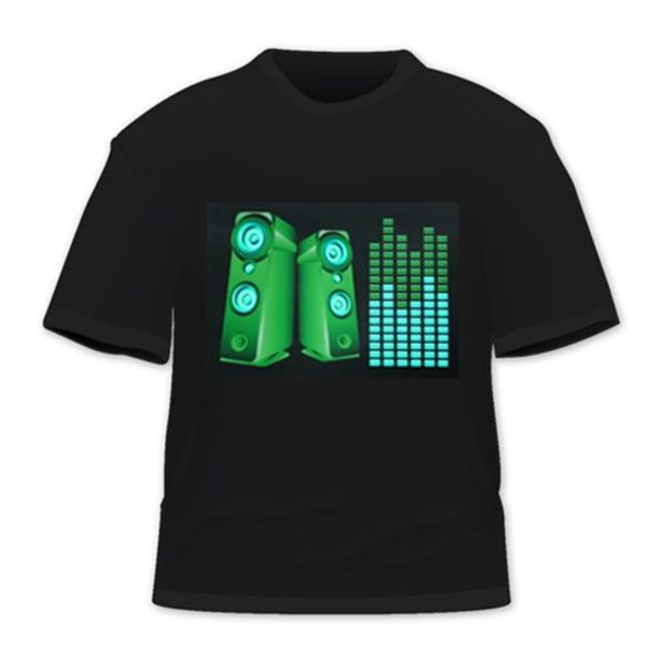 sound pattern custom music activation led light el t-shirt visual impact party shirt round neck high-quality american short-sleeved 100% cot, White;black
sound pattern custom music activation led light el t-shirt visual impact party shirt round neck high-quality american short-sleeved 100% cot, White;black