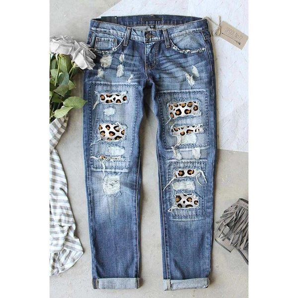 women's jeans fashion autumn and winter ladies red ripped plaid trousers personality denim, Blue
women's jeans fashion autumn and winter ladies red ripped plaid trousers personality denim, Blue