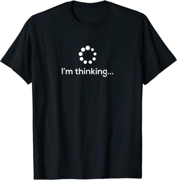 men's t-shirts i'm thinking loading processing buffering humor fun men t-shirt casual o-neck harajuku clothing, White;black
men's t-shirts i'm thinking loading processing buffering humor fun men t-shirt casual o-neck harajuku clothing, White;black