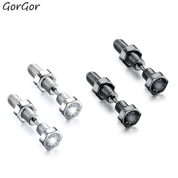 stud gorgor earrings stainless steel originality statement minimalist hex nuts individuality party accessories te-527, Golden;silver
stud gorgor earrings stainless steel originality statement minimalist hex nuts individuality party accessories te-527, Golden;silver