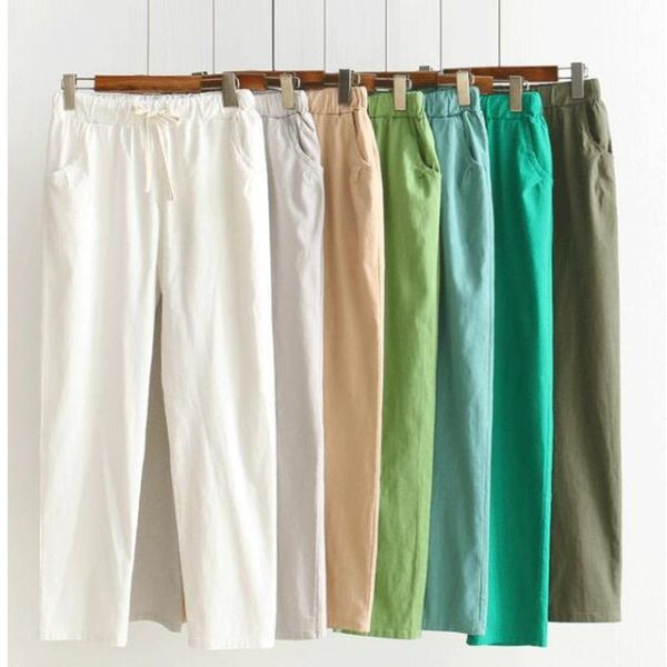 women's pants & capris #1910 summer casual cotton linen women plus size retro pencil haram female elastic waist woman loose trousers, Black;white
women's pants & capris #1910 summer casual cotton linen women plus size retro pencil haram female elastic waist woman loose trousers, Black;white