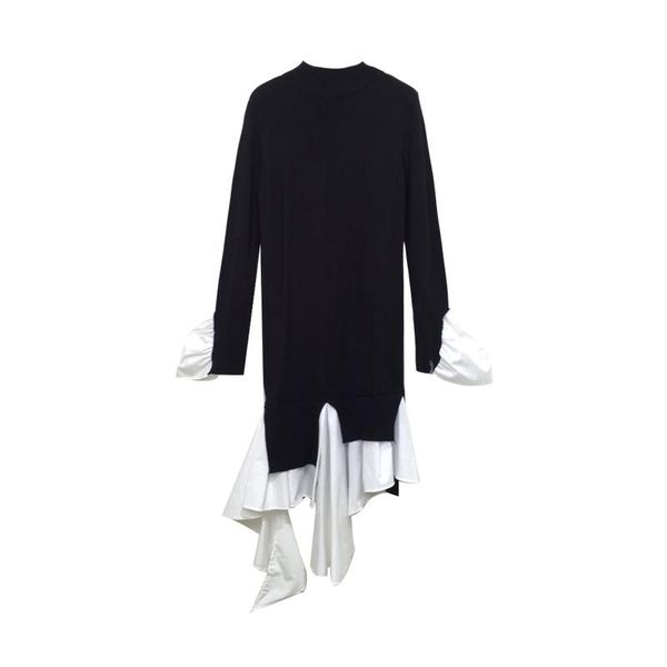 casual dresses vsue fashion long sleeve solid color slim knitting dress women high waist elegant splice irregular pleating maxi d3007, Black;gray
casual dresses vsue fashion long sleeve solid color slim knitting dress women high waist elegant splice irregular pleating maxi d3007, Black;gray