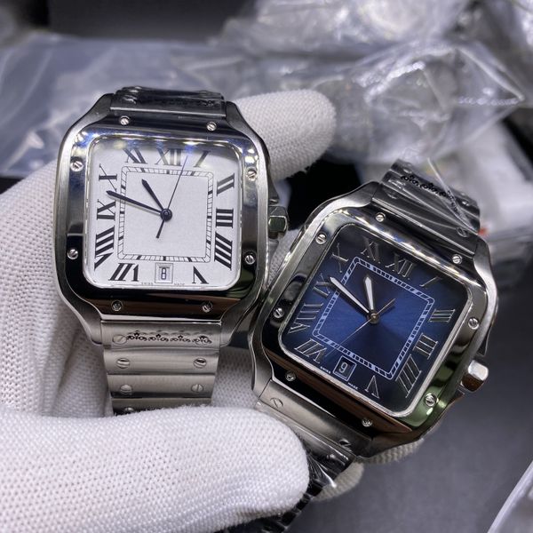 men's simple and fashionable square watch fully automatic mechanical watch 38mm multi-color dial, Slivery;brown
men's simple and fashionable square watch fully automatic mechanical watch 38mm multi-color dial, Slivery;brown