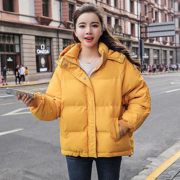 women's down & parkas 2021 winter cotton padded jacket female students thicken warm casual loose hooded coat clothing, Black
women's down & parkas 2021 winter cotton padded jacket female students thicken warm casual loose hooded coat clothing, Black