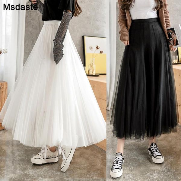skirts lace tulle womens 2021 spring woman long pleated skirt 7 colors female summer korean elegant maxi mesh, Black
skirts lace tulle womens 2021 spring woman long pleated skirt 7 colors female summer korean elegant maxi mesh, Black