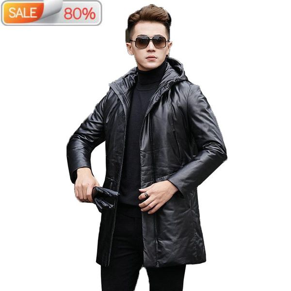 men's leather & faux genuine sheepskin autumn winter men down jacket long coat jackets veste en cuir homme yy103ab b214a9, Black
men's leather & faux genuine sheepskin autumn winter men down jacket long coat jackets veste en cuir homme yy103ab b214a9, Black