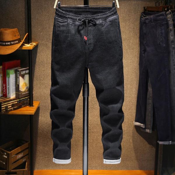 men's jeans men pants large size 44 46 48 trousers high strech elastic waist denim straight 6xl 7xl, Blue
men's jeans men pants large size 44 46 48 trousers high strech elastic waist denim straight 6xl 7xl, Blue