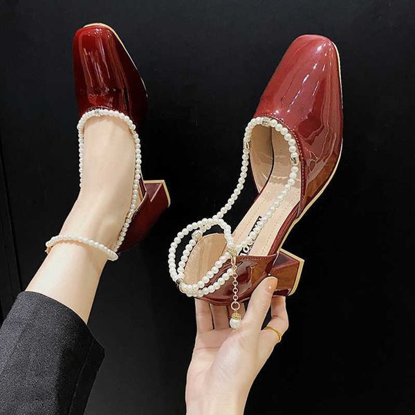 rimocy fashion square toe pearl buckle pumps women patent leather heel mary jane shoes woman shallow single 210528, Black
rimocy fashion square toe pearl buckle pumps women patent leather heel mary jane shoes woman shallow single 210528, Black