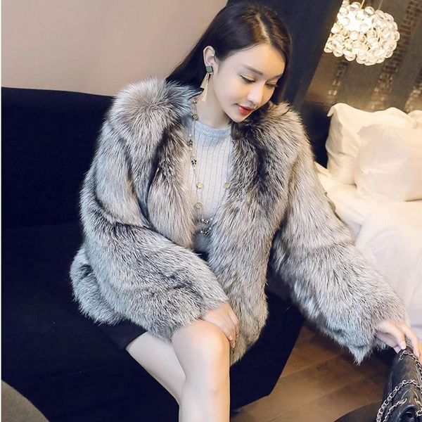 women's fur & faux 2021 autumn winter warm furry jackets for women fashion coat section stitching plus size, Black
women's fur & faux 2021 autumn winter warm furry jackets for women fashion coat section stitching plus size, Black