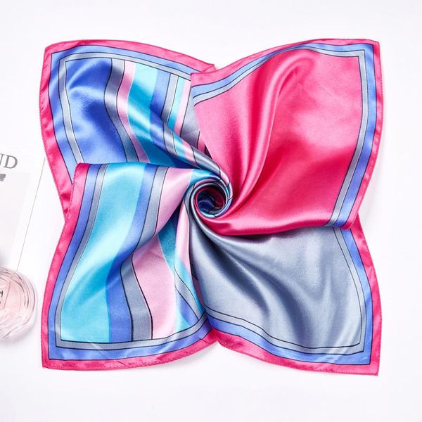 scarves 2021 50*50 small silk scarf women multifunction all-match spring decoration hair tie fashion retro headwear neckercief, Blue;gray
scarves 2021 50*50 small silk scarf women multifunction all-match spring decoration hair tie fashion retro headwear neckercief, Blue;gray